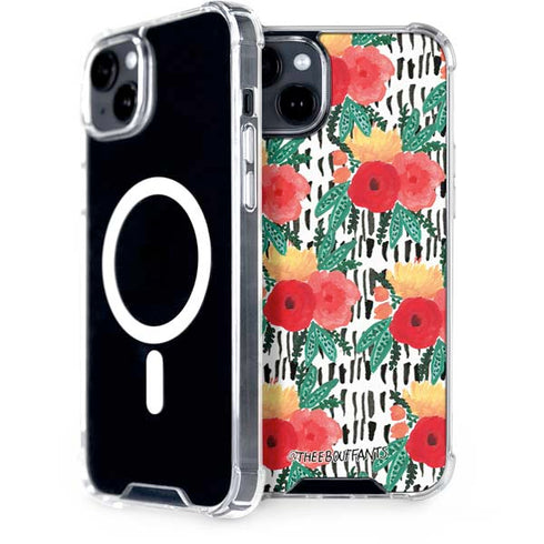 Bouffants and Broken Hearts Bouquets Print 3 iPhone 15 Plus MagSafe Case