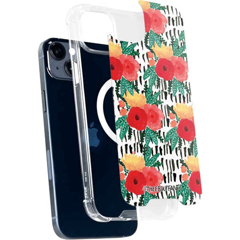 Bouffants and Broken Hearts Bouquets Print 3 iPhone 14 Plus MagSafe Case