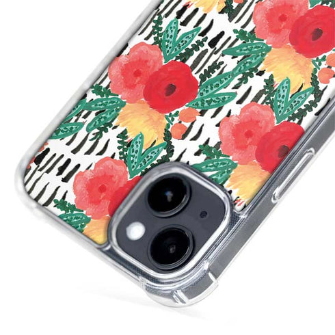 Bouffants and Broken Hearts Bouquets Print 3 iPhone 15 Plus MagSafe Case