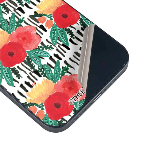Bouffants and Broken Hearts Bouquets Print 3 iPhone 15 Plus Skin