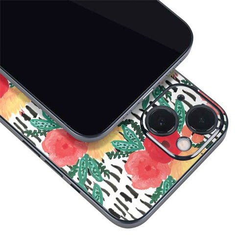 Bouffants and Broken Hearts Bouquets Print 3 iPhone 15 Plus Skin