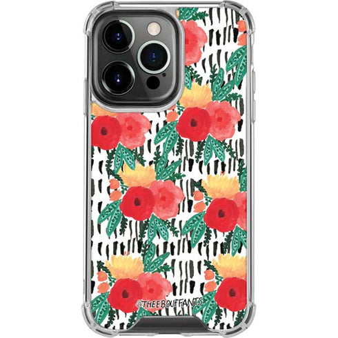 Bouffants and Broken Hearts Bouquets Print 3 iPhone 15 Pro Clear Case