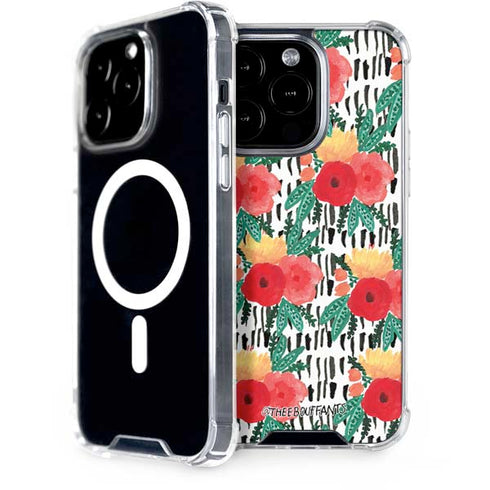 Bouffants and Broken Hearts Bouquets Print 3 iPhone 14 Pro MagSafe Case