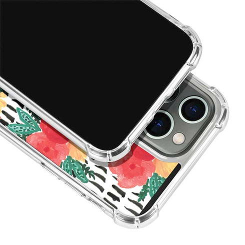 Bouffants and Broken Hearts Bouquets Print 3 iPhone 14 Pro Max Clear Case