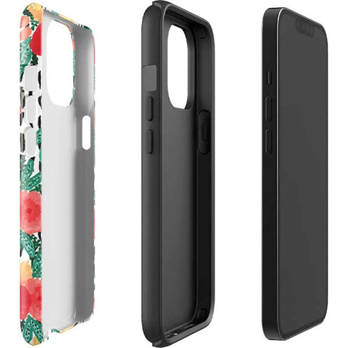 Bouffants and Broken Hearts Bouquets Print 3 iPhone 14 Pro Max Impact Case