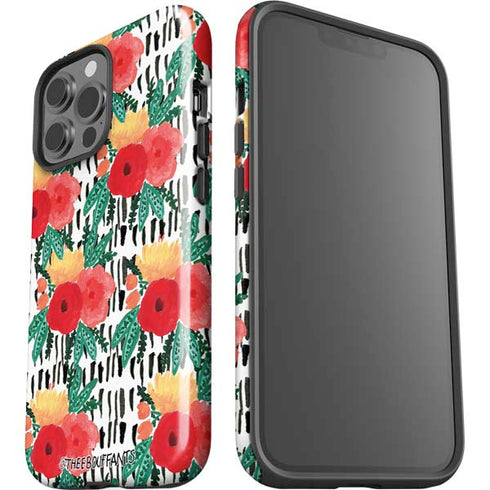 Bouffants and Broken Hearts Bouquets Print 3 iPhone 15 Pro Max Impact Case