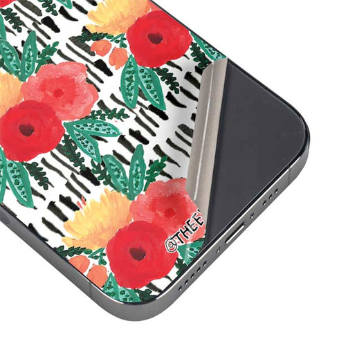Bouffants and Broken Hearts Bouquets Print 3 iPhone 14 Pro Max Skin