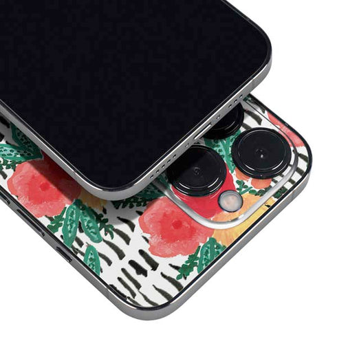 Bouffants and Broken Hearts Bouquets Print 3 iPhone 15 Pro Skin