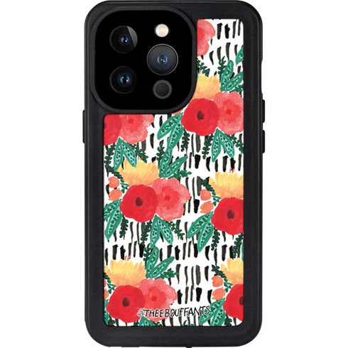 Bouffants and Broken Hearts Bouquets Print 3 iPhone 14 Pro Waterproof Case