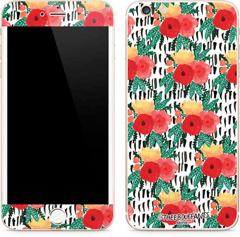 Bouffants and Broken Hearts Bouquets Print 3 iPhone 6/6s Plus Skin