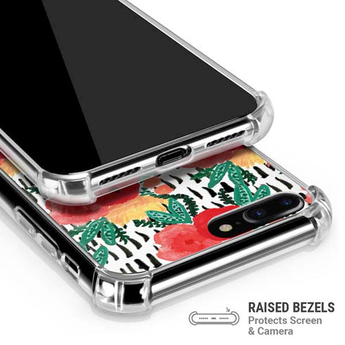 Bouffants and Broken Hearts Bouquets Print 3 iPhone 7/8 Plus Clear Case