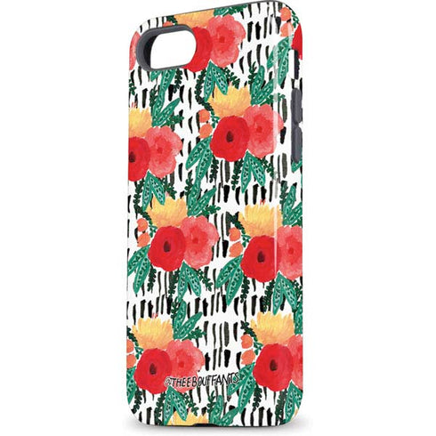 Bouffants and Broken Hearts Bouquets Print 3 iPhone 7 Pro Case