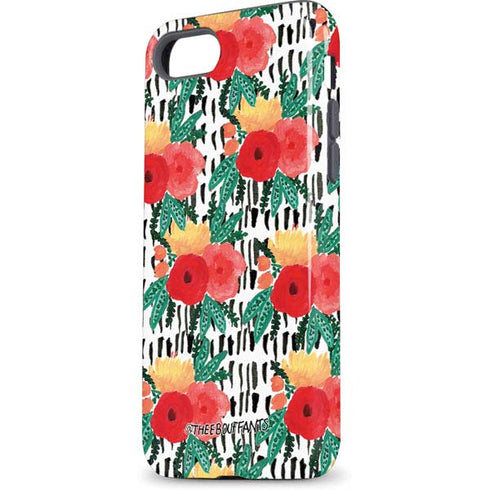 Bouffants and Broken Hearts Bouquets Print 3 iPhone 8 Pro Case