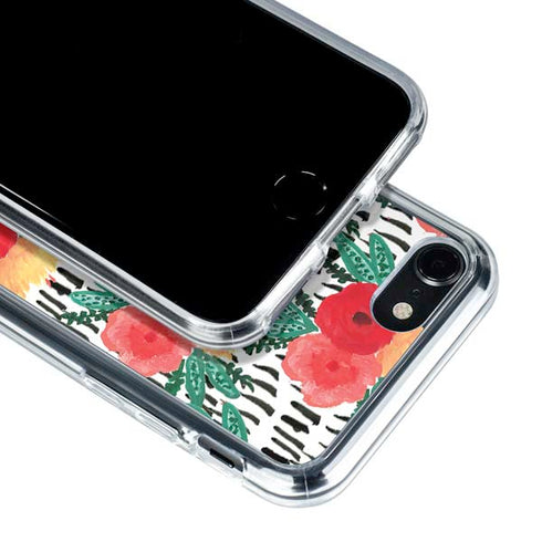 Bouffants and Broken Hearts Bouquets Print 3 iPhone SE (2nd & 3rd Gen) Clear Case