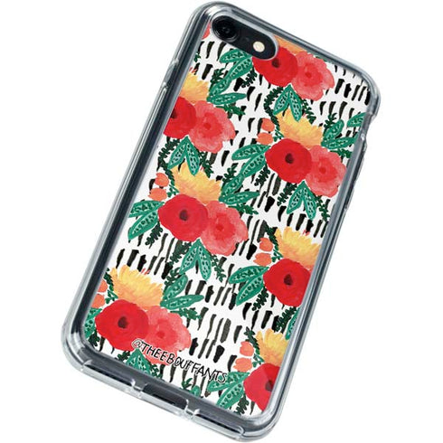 Bouffants and Broken Hearts Bouquets Print 3 iPhone SE (2nd & 3rd Gen) Clear Case