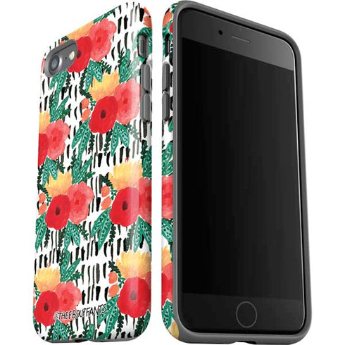 Bouffants and Broken Hearts Bouquets Print 3 iPhone SE (2nd & 3rd Gen) Pro Case
