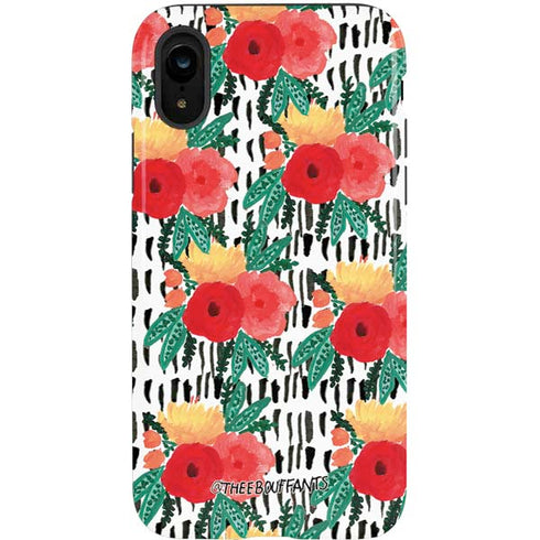 Bouffants and Broken Hearts Bouquets Print 3 iPhone XR Pro Case