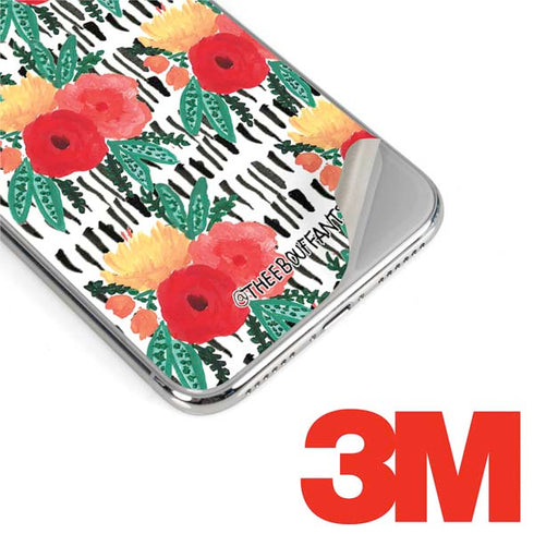 Bouffants and Broken Hearts Bouquets Print 3 iPhone XR Skin