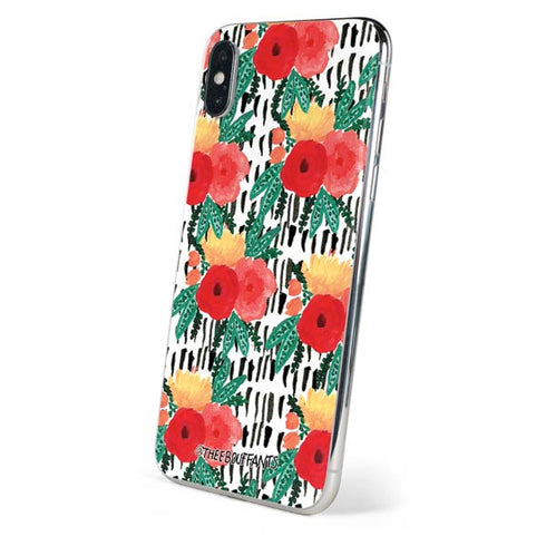 Bouffants and Broken Hearts Bouquets Print 3 iPhone XS Max Skin
