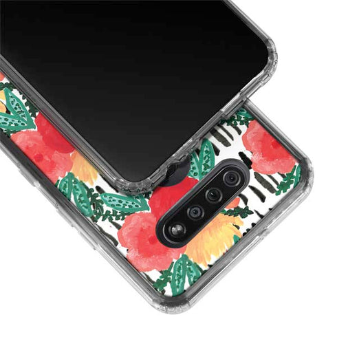 Bouffants and Broken Hearts Bouquets Print 3 LG K51/Q51 Clear Case