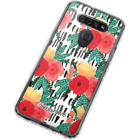 Bouffants and Broken Hearts Bouquets Print 3 LG K51/Q51 Clear Case