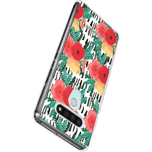 Bouffants and Broken Hearts Bouquets Print 3 LG Stylo 6 Clear Case