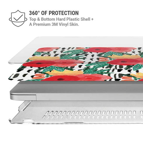 Bouffants and Broken Hearts Bouquets Print 3 MacBook Air 13in M1 (2021) Case plus Skin