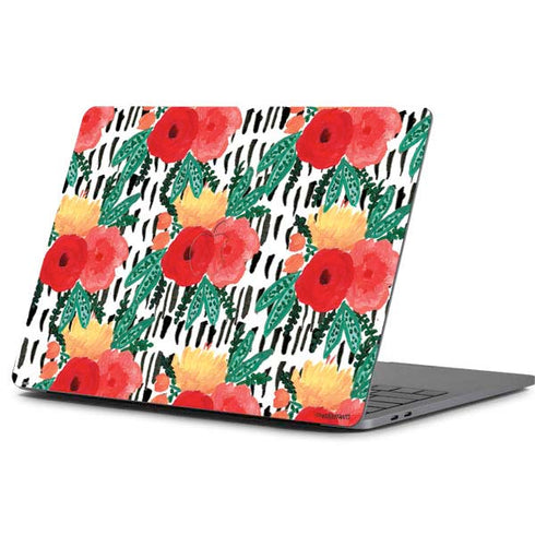 Bouffants and Broken Hearts Bouquets Print 3 Apple MacBook Pro 13-inch Skin