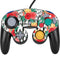 Bouffants and Broken Hearts Bouquets Print 3 Nintendo GameCube Controller Skin