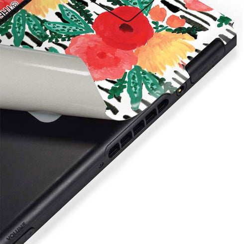 Bouffants and Broken Hearts Bouquets Print 3 Nintendo Switch Bundle Skin