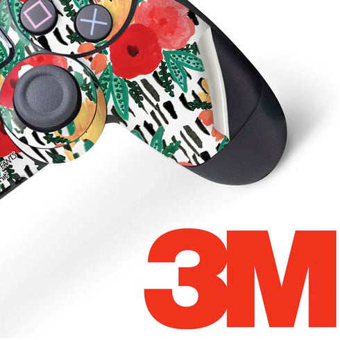 Bouffants and Broken Hearts Bouquets Print 3 PS4 Controller Skin