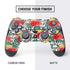Bouffants and Broken Hearts Bouquets Print 3 PS4 Controller Skin