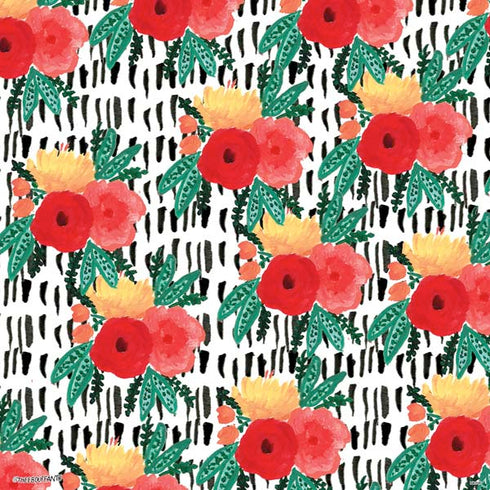 Bouffants and Broken Hearts Bouquets Print 3 PS4 Pro/Slim Controller Skin