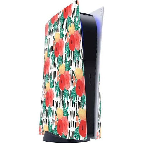 Bouffants and Broken Hearts Bouquets Print 3 PS5 Console Skin