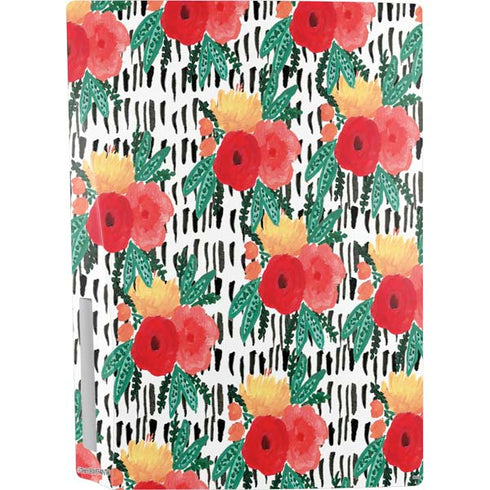 Bouffants and Broken Hearts Bouquets Print 3 PS5 Console Skin
