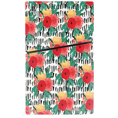 Bouffants and Broken Hearts Bouquets Print 3 PS5 Slim Digital Edition Bundle Skin