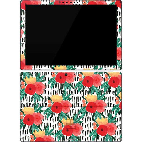 Bouffants and Broken Hearts Bouquets Print 3 Surface Pro 7 Skin