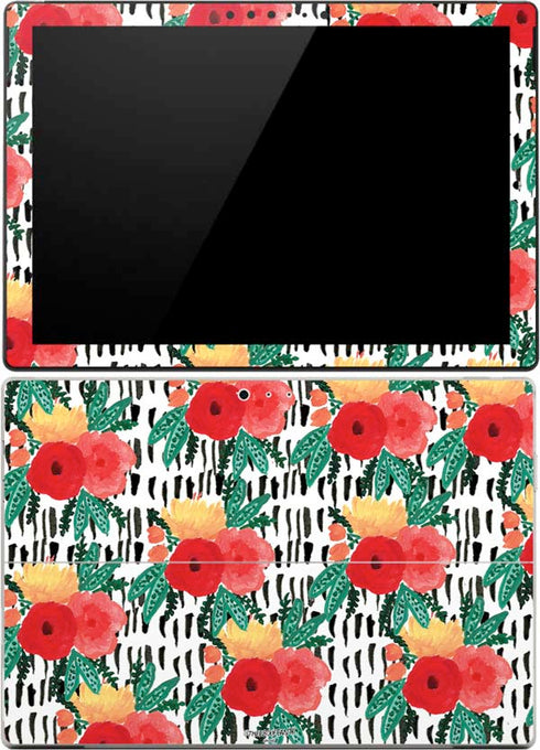 Bouffants and Broken Hearts Bouquets Print 3 Surface Pro (2017) Skin