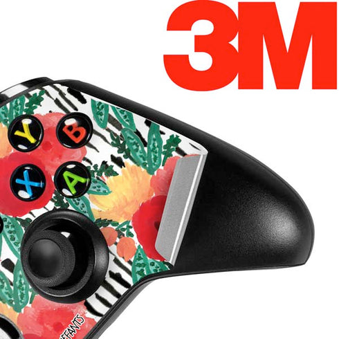 Bouffants and Broken Hearts Bouquets Print 3 Xbox One S All-Digital Edition Bundle Skin