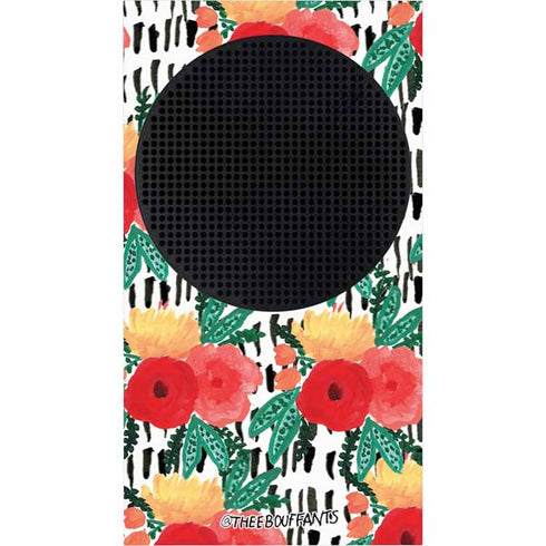 Bouffants and Broken Hearts Bouquets Print 3 Xbox Series S Console Skin
