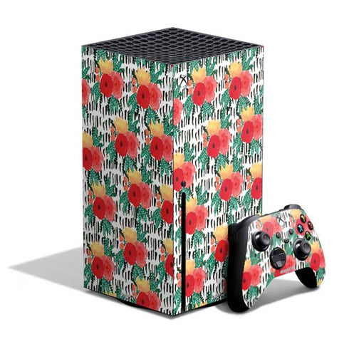 Bouffants and Broken Hearts Bouquets Print 3 Xbox Series X Bundle Skin
