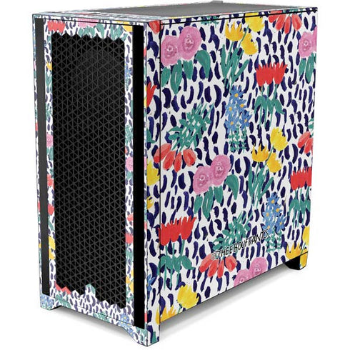 Bouffants and Broken Hearts Bouquets Print Corsair 4000D Tempered Glass Mid-Tower ATX Case Skin