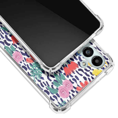 Bouffants and Broken Hearts Bouquets Print Galaxy A13 5G Clear Case