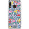 Bouffants and Broken Hearts Bouquets Print Galaxy A30 Clear Case