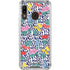 Bouffants and Broken Hearts Bouquets Print Galaxy A30 Clear Case