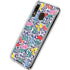 Bouffants and Broken Hearts Bouquets Print Galaxy A30 Clear Case