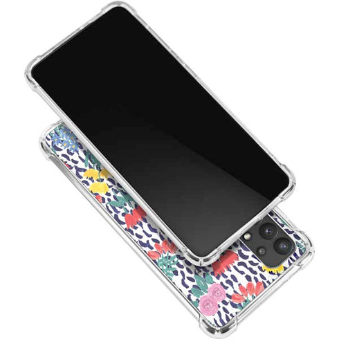 Bouffants and Broken Hearts Bouquets Print Galaxy A32 5G Clear Case