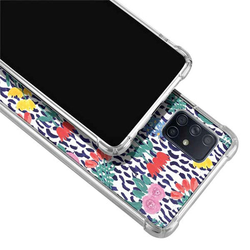 Bouffants and Broken Hearts Bouquets Print Galaxy A51 5G Clear Case