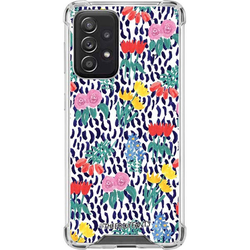 Bouffants and Broken Hearts Bouquets Print Galaxy A52 5G Clear Case