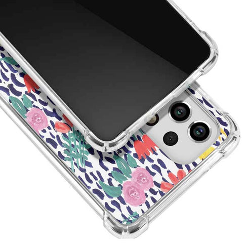 Bouffants and Broken Hearts Bouquets Print Galaxy A53 5G Clear Case